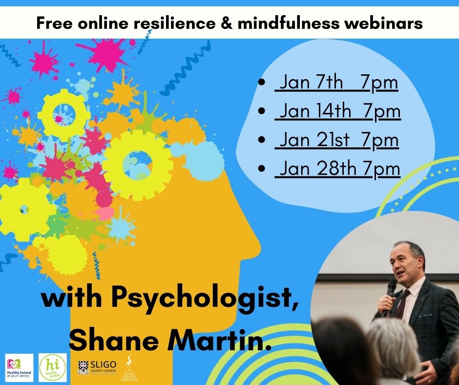 Free Online Webinar series with Shane Martin, Psychologist, via Zoom